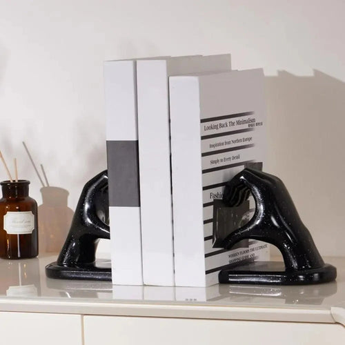 Amora Resin Love Gesture Bookends — main product photo