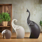 Modern Grace Elephant Sculptures — product detail view