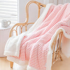 Warm Waffle Sherpa Blanket — product detail view