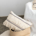 Bohemian Fringe Tassel Cushion Covers — product close-up