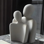 Romantic Couple Ceramic Sculpture — product detail view