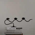 Tri Iron Twisted Candle Holder — product feature detail