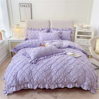 Belle Cotton Plush Ruffle Bedding | 4pcs Set — additional view
