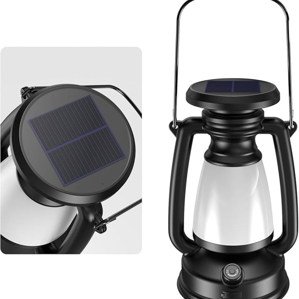 Solar Dimmable USB Camping Lantern — product close-up