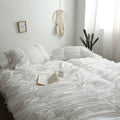 Princess Amara Ruffled Lace Bedding | 4pcs Set — alternate angle view