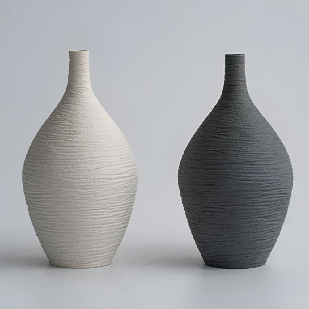 Earthline Ceramic Artisan Vase — lifestyle shot
