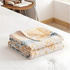 Aztec Layers Pure Cotton Blanket — alternate angle view