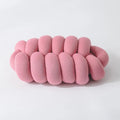 Splendid Ellipse Knotted Plush Cushion — alternate angle view