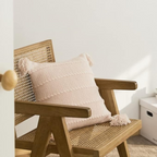Nordic Knitted Tassel Cushion — product detail view