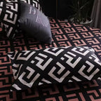 Noir Enigma Quilt Cover Set | 3pcs Quilt Cover Set — product detail view