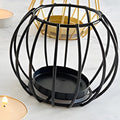 Wireframe Sleek Iron Candle Holder — size and scale reference