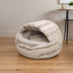 Lavish Marble Striped Pet Bed — alternate angle view