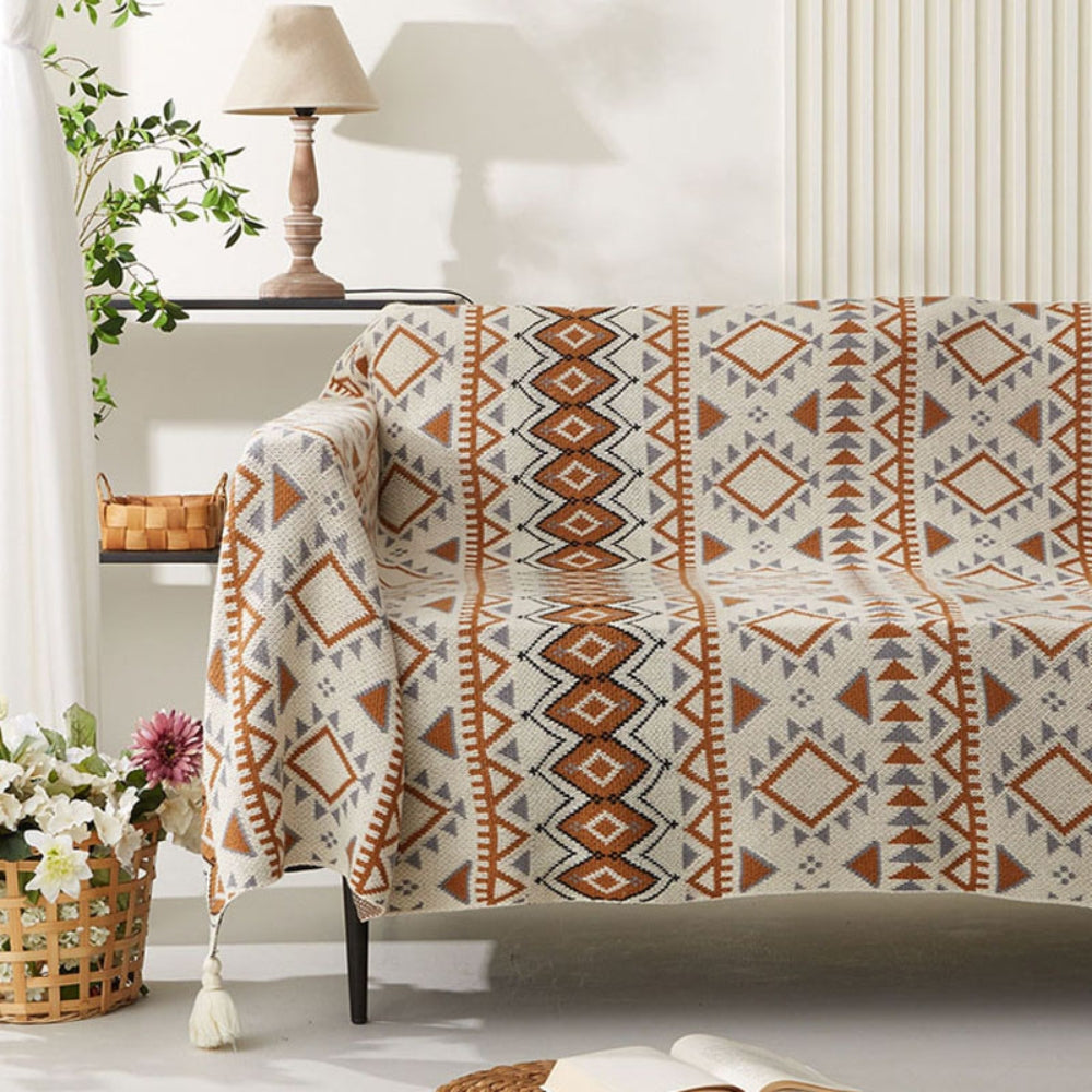 Wanderlust Boho Chic Blanket — product close-up