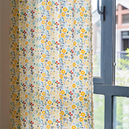 Yellow Flower Tassel Light Filtering Curtain — main product photo