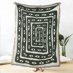 Snake Labyrinth Throw Blanket — main product photo