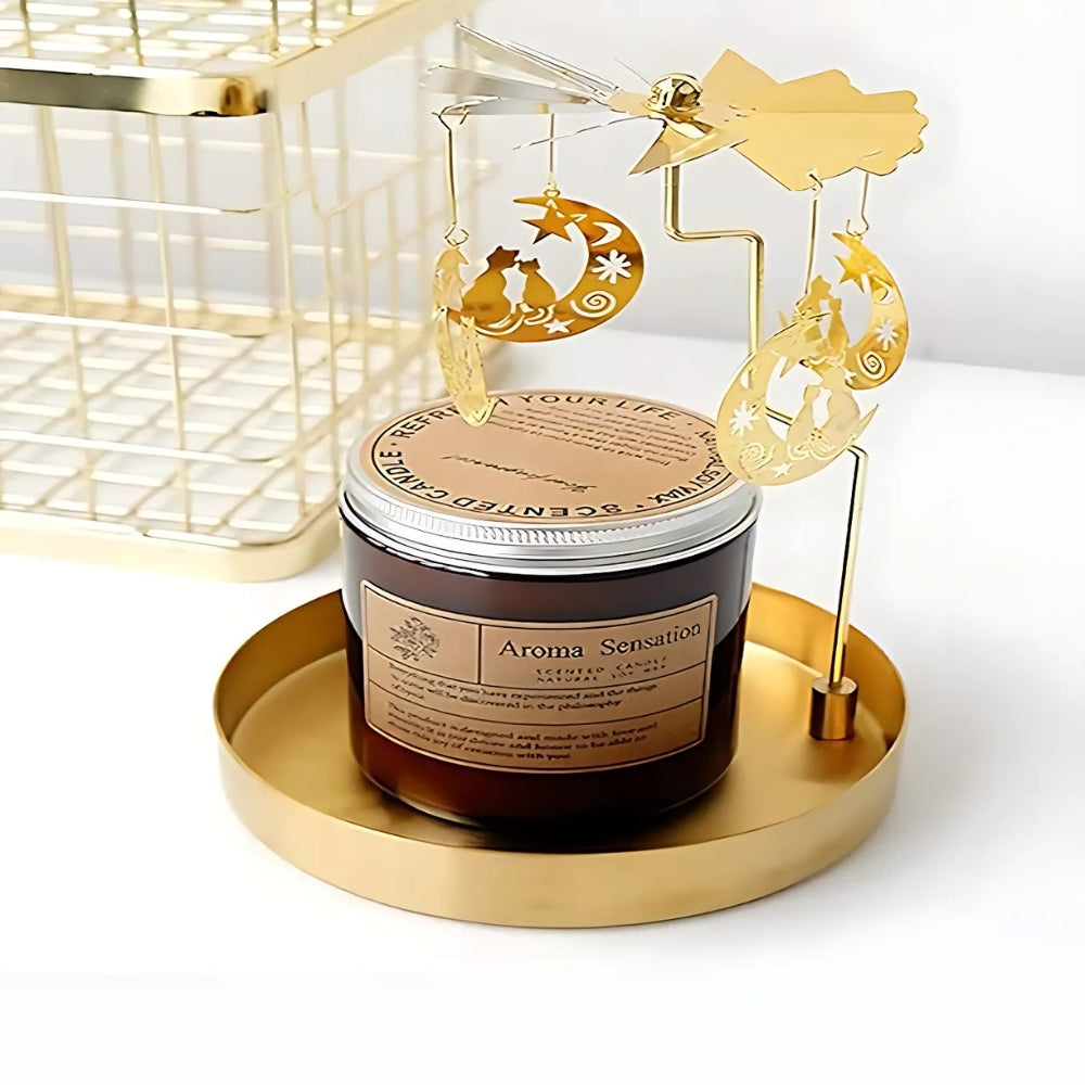 Gold Stainless Steel Tray — product detail view
