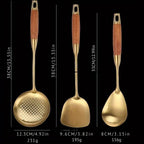 Chef's Choice Golden Kitchen Utensils — product detail view