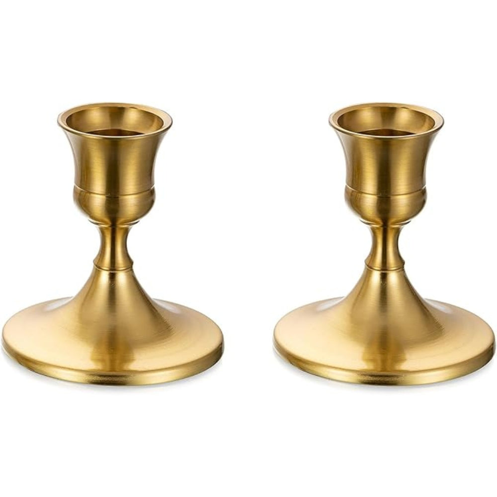 Shimmering Vintage Candle Holder | 2pc Set — additional view
