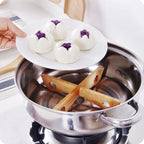 Bamboo Pot Stand & Steam Rack — product in use