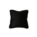 Velvet Pom-Pom Trim Cushion Cover — lifestyle shot