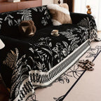 Foliage Floral Chenille Sofa Cover