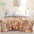 Rustic Cosy Boho Throw Blanket — product detail view
