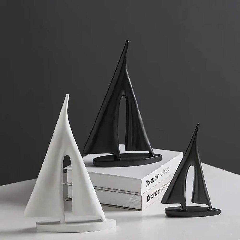 Minimalist Sailboat Inspired Table Decor — product detail view