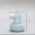 Celestial Nordic Glass Candle Holder — product in use