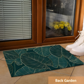 Gold Linear Leaf Door Mat — alternate angle view