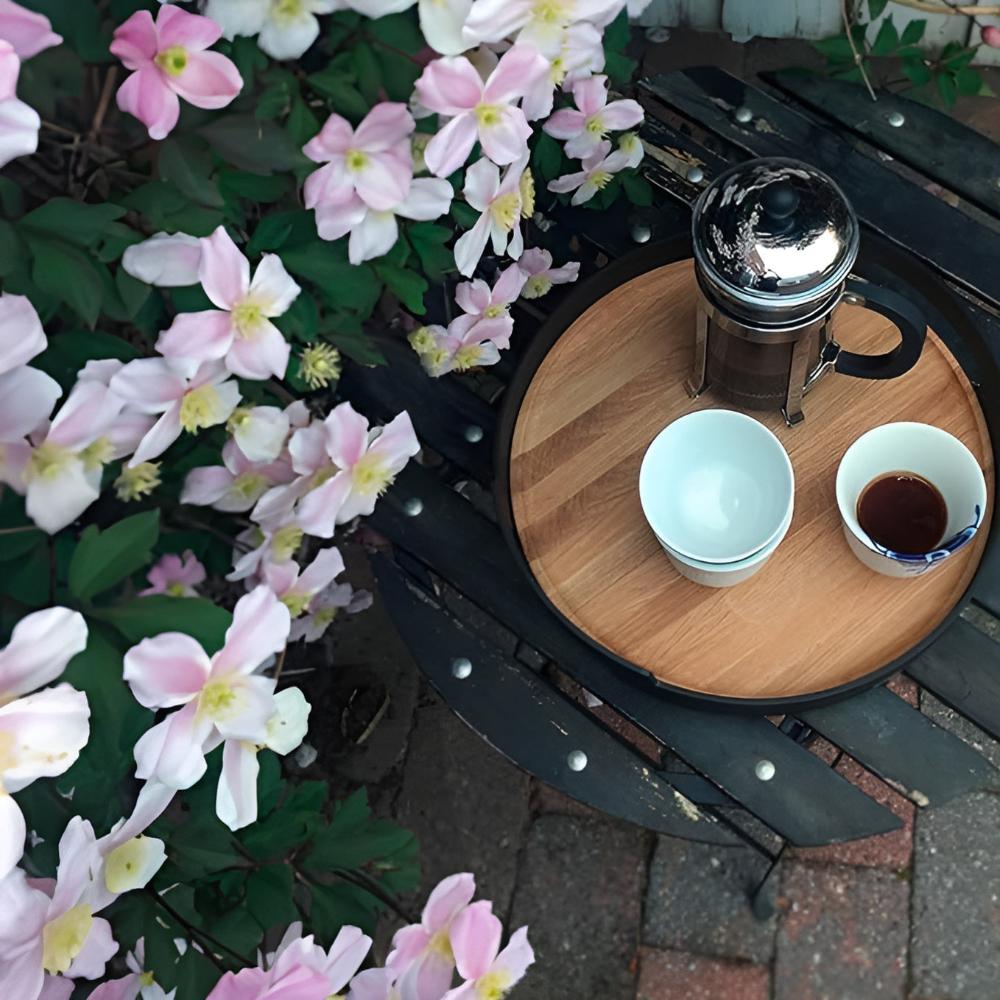 Kaia Modern Bamboo Tray — main product photo