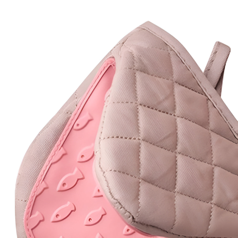 Silicone Quilted Heatproof Kitchen Mitts — product close-up