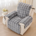 Faux Fur Recliner Sofa Cover — lifestyle shot