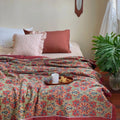 Vivid Heritage Floral Summer Blanket — main product photo