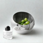 Modern Arc Steel Fruit Bowl — product detail view
