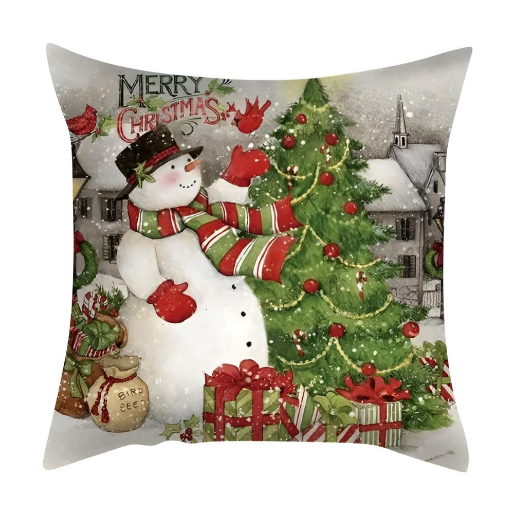 Christmas Cardinal Cushion Cover — product close-up