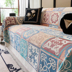 Vintage Mosaic Sofa Cover — product in use