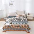 Meadow Bliss Boho Floral Blanket — main product photo