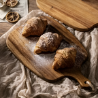 Artisan Wooden Serving Platter — alternate angle view