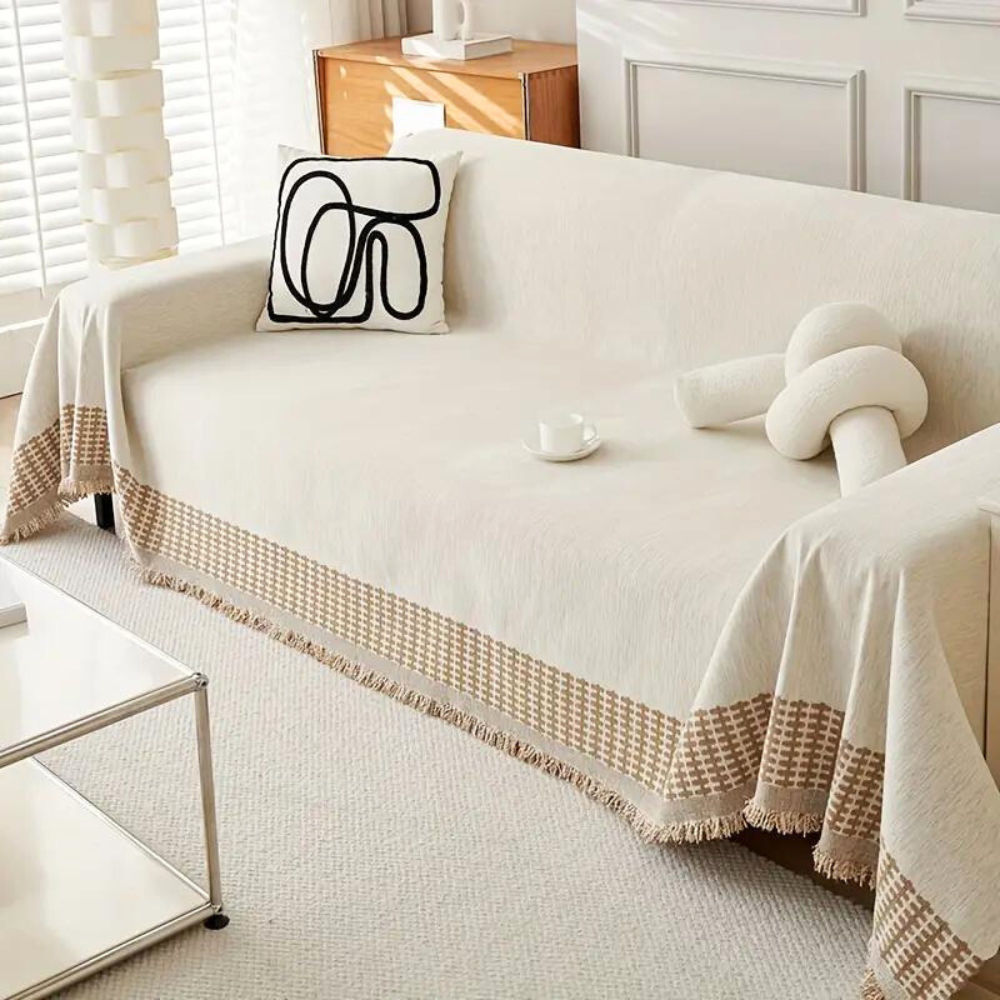 Serene Oasis Sofa Cover — main product photo