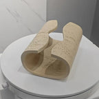 Natural Sandstone Tissue Holder — product in use