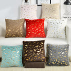 Golden Leaf Velvet Cushion Covers — main product photo