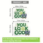 You Look Good' Bath Mat — alternate angle view