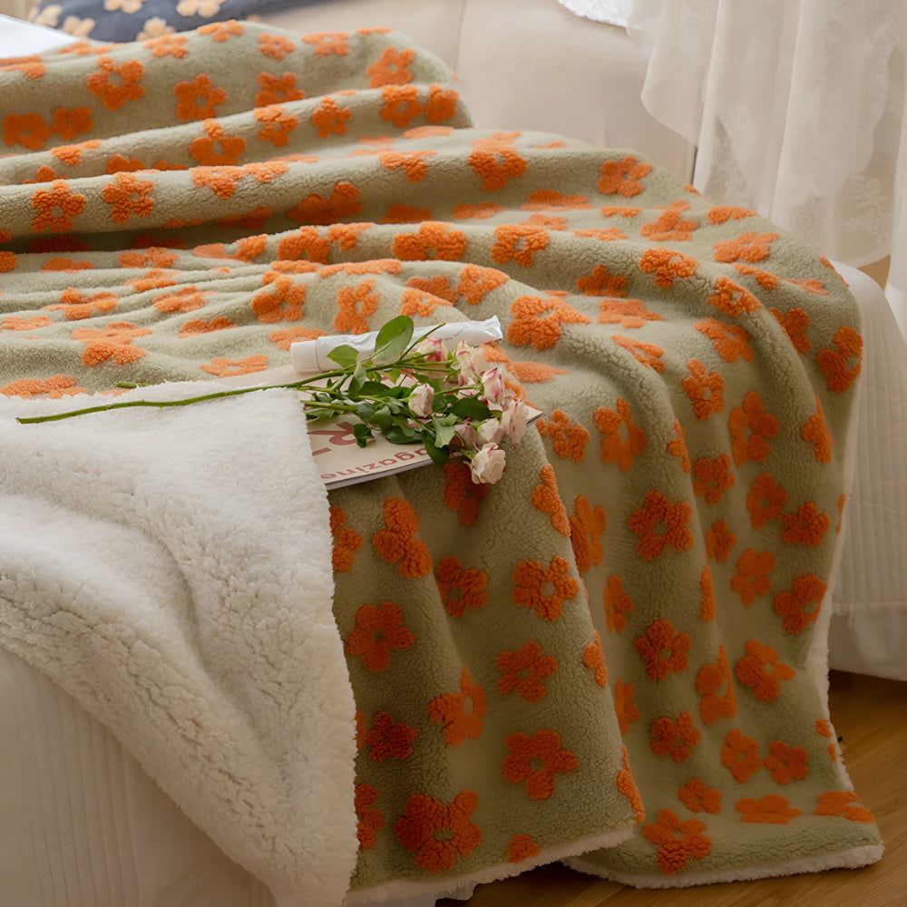 Nature's Wildflower Bliss Blanket — lifestyle shot