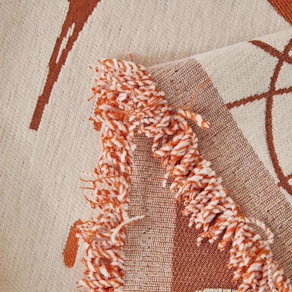 Floral Essence Chenille Sofa Wrap — product in use