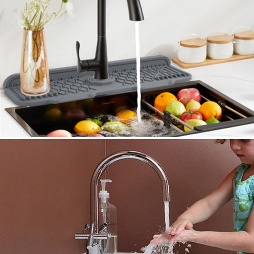Aqua Slope Rubber Faucet Sink Mat — product detail view