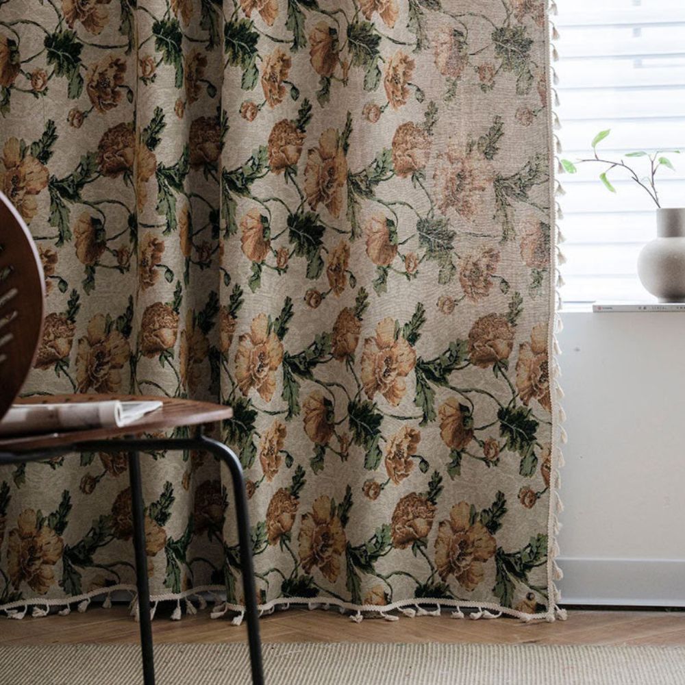 Wildflower Harmony Curtain — alternate angle view