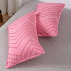 Chevron Plush Quilt Cover | 3pcs Set — lifestyle shot