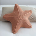 Starfish Hand-Knitted Cushion — alternate angle view