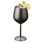 Lustrous Stainless Steel Wine Glass — product close-up