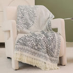 Scandi Chic Cotton Blanket — product in use